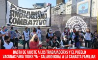 Declaración del Plenario del Sindicalismo Combativo (PSC) - Basta de ajuste a lxs trabajadorxs y el pueblo