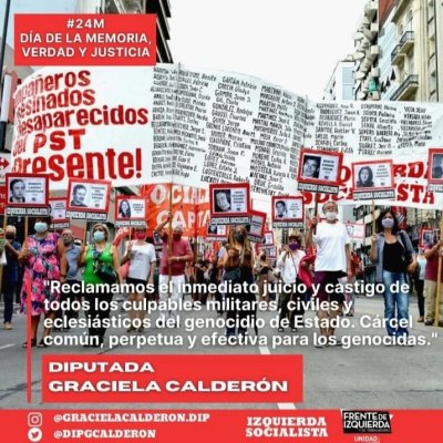 Graciela Calderón / Proyecto de Declaración por el 24 de Marzo