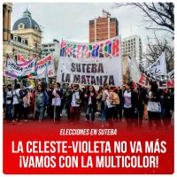 Elecciones en Suteba / La Celeste-Violeta no va más ¡Vamos con la Multicolor!