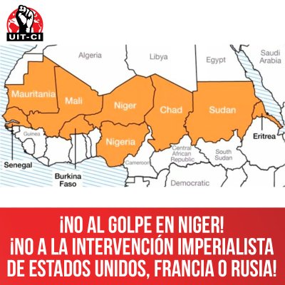 ¡No al golpe en Niger! ¡No a la intervención imperialista de Estados Unidos, Francia o Rusia!