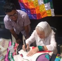 Nora Cortiñas apoya la lucha por el Boleto Terciario