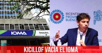 Kicillof vacía el IOMA