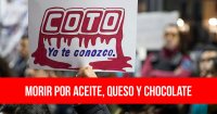 Morir por aceite, queso y chocolate