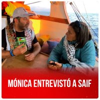 Mónica entrevistó a Saif