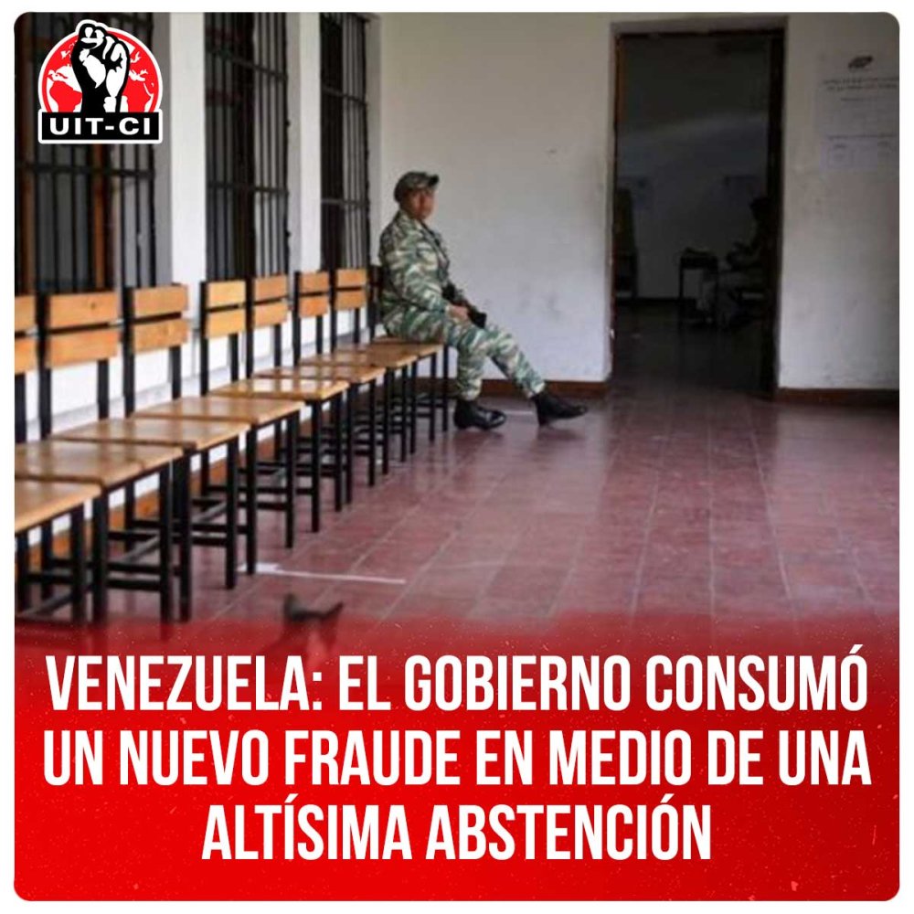 Venezuela: El gobierno consumó un nuevo fraude en medio de una altísima abstención