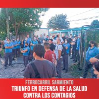 Ferrocarril Sarmiento/ Triunfo en defensa de la salud contra los contagios
