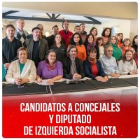 Candidatos a concejales y diputado de Izquierda Socialista