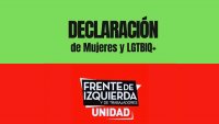 Declaración de Mujeres y LGTBIQ+ del FIT-U