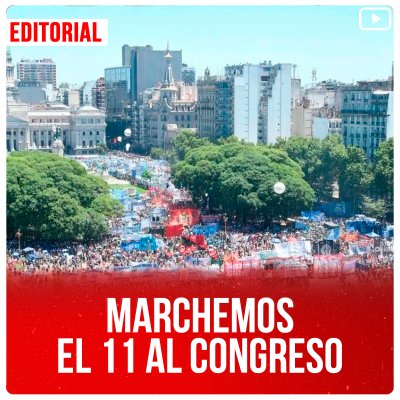 Marchemos el 11 al Congreso