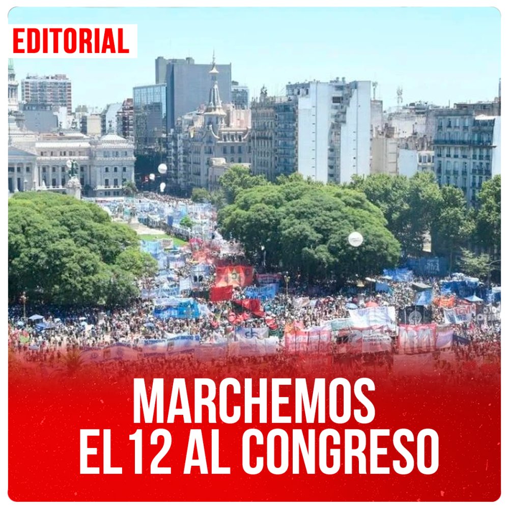 Marchemos el 12 al Congreso