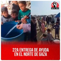22a entrega de ayuda en el norte de Gaza