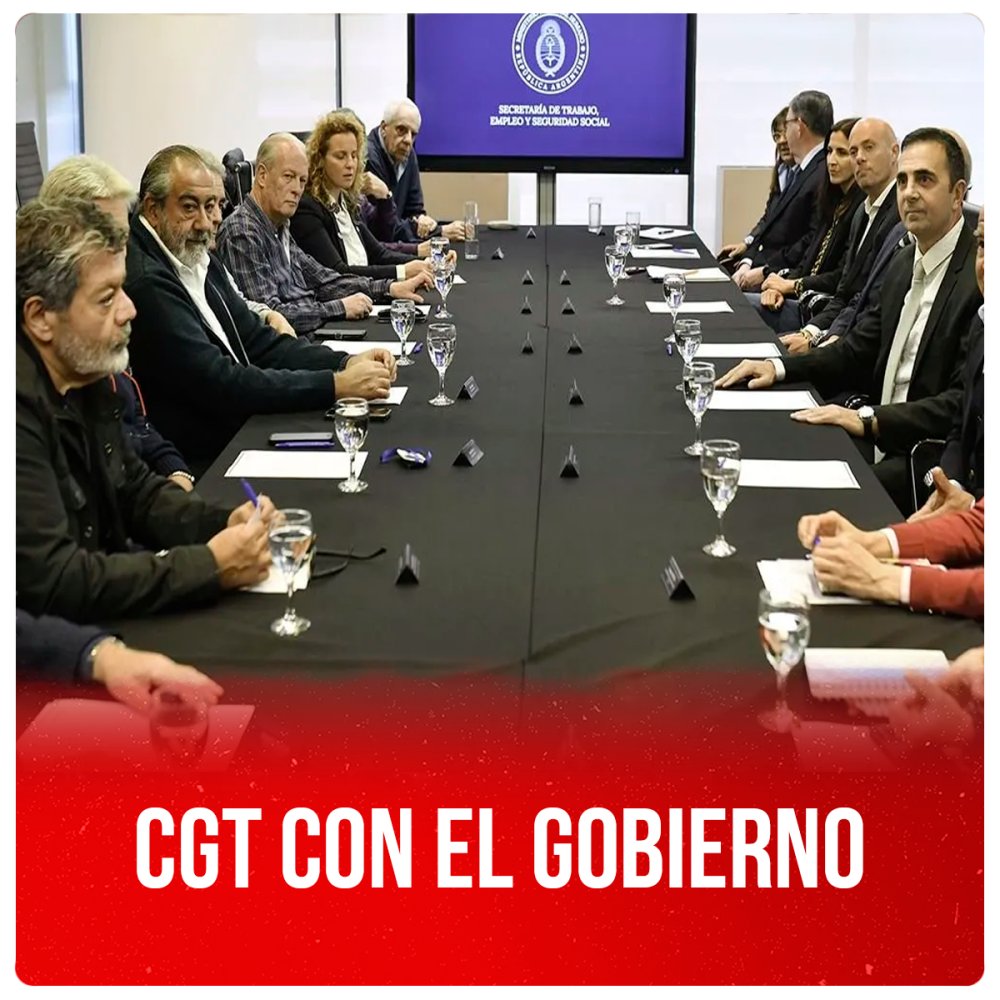 CGT con el gobierno