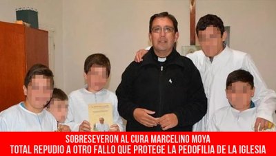 Total repudio a otro fallo que protege la pedofilia de la iglesia católica