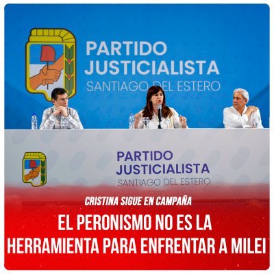 Cristina sigue en campaña / El peronismo no es la herramienta para enfrentar a Milei