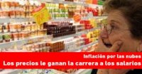 Inflación por las nubes: Los precios le ganan la carrera a los salarios