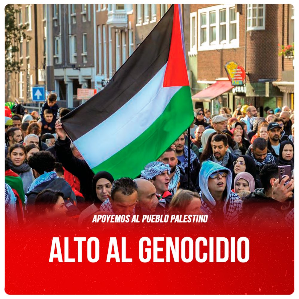 Apoyemos al pueblo palestino / Alto al genocidio