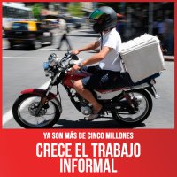 Ya son más de cinco millones / Crece el trabajo informal