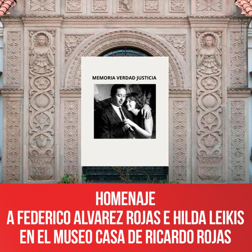 Homenaje a Federico Alvarez Rojas e Hilda Leikis en el Museo Casa de Ricardo Rojas