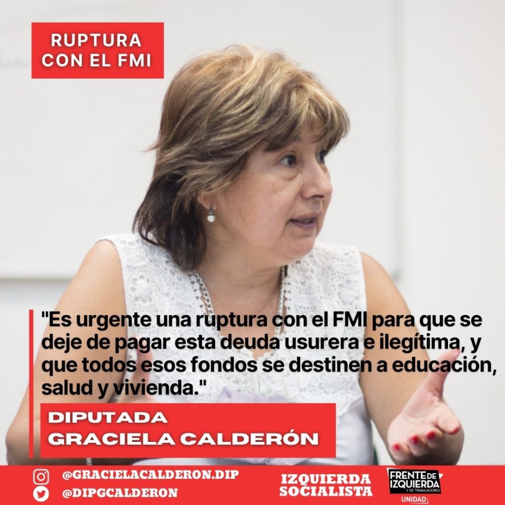 Proyecto de declaración / Rechazo al acuerdo entre el gobierno nacional y el Fondo Monetario Internacional.