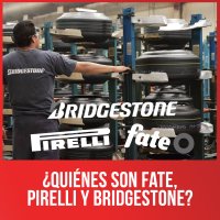 ¿Quiénes son Fate, Pirelli y Bridgestone?