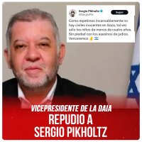 Vicepresidente de la DAIA / Repudio a Sergio Pikholtz