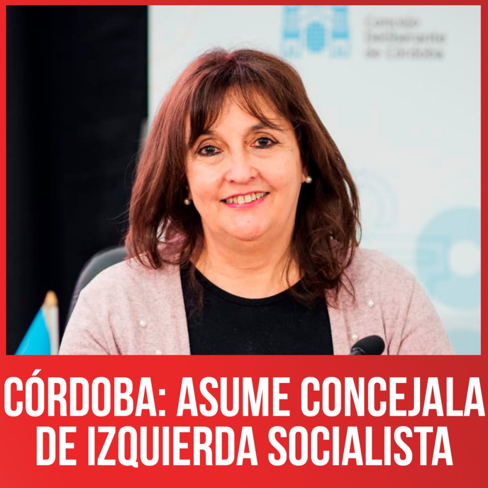 Córdoba: asume concejala de Izquierda Socialista
