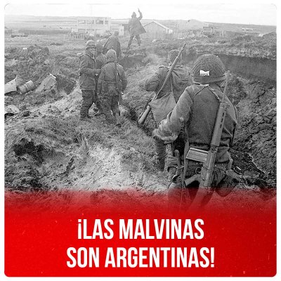 ¡Las Malvinas son Argentinas!