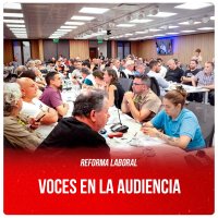 Reforma laboral / Voces en la audiencia