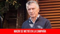 Macri se metió en la campaña