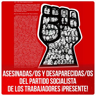 Asesinadas/os y desaparecidas/os del Partido Socialista de los Trabajadores ¡Presente!