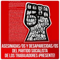 Asesinadas/os y desaparecidas/os del Partido Socialista de los Trabajadores ¡Presente!