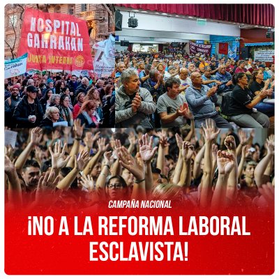 Campaña nacional / ¡No a la reforma laboral esclavista!
