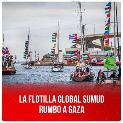La Flotilla Global Sumud rumbo a Gaza