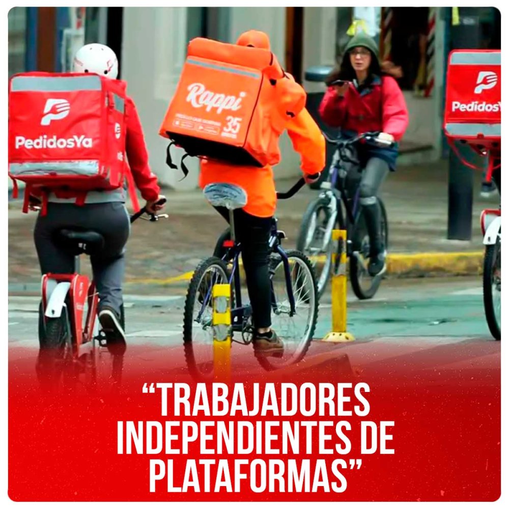 “Trabajadores independientes de plataformas”
