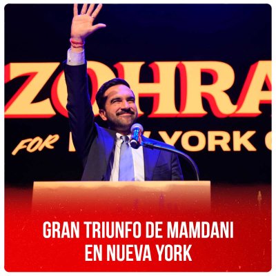 Gran triunfo de Mamdani en Nueva York
