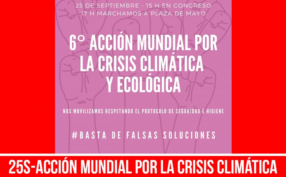 25S - Acción mundial por la crisis climática