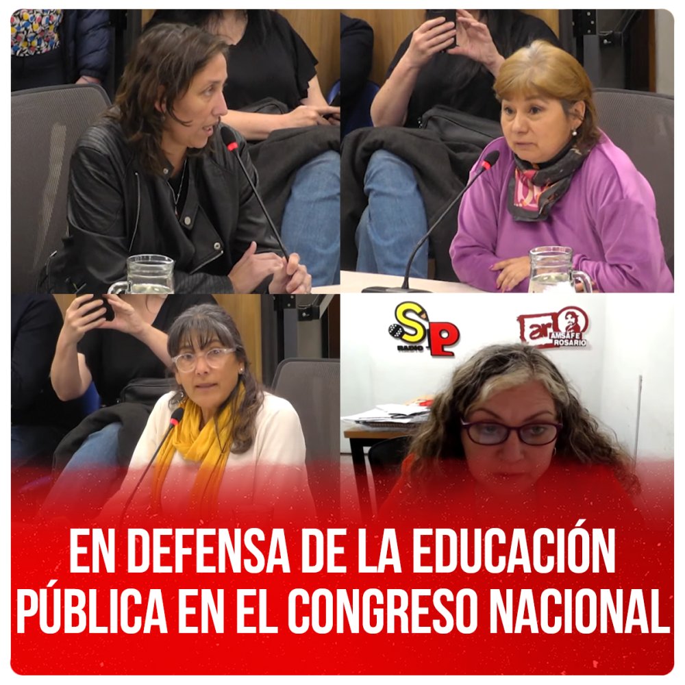 En defensa de la educación pública en el Congreso Nacional