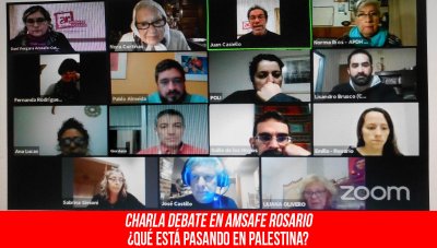 Charla debate en Amsafe Rosario/ ¿Qué está pasando en Palestina?