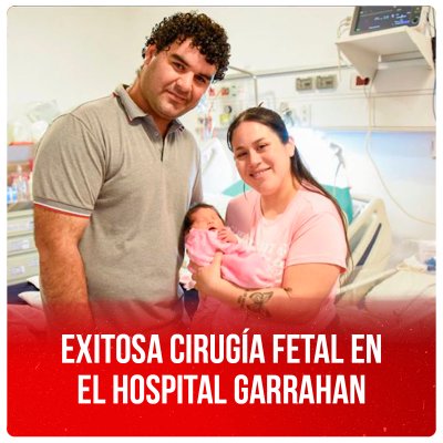 Exitosa cirugía fetal en el Hospital Garrahan