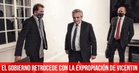 El gobierno retrocede con la expropiación de Vicentin