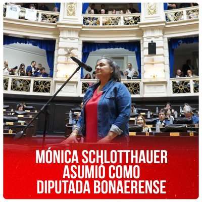 Mónica Schlotthauer asumió como diputada bonaerense