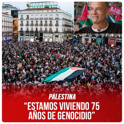 Palestina “Estamos viviendo 75 años de genocidio”