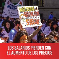 Los salarios pierden con el aumento de los precios