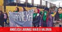 Angélica Lagunas viajó a Valdivia