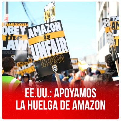 EE.UU.: Apoyamos la huelga de Amazon