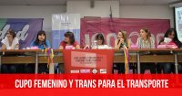 Cupo femenino y trans para el transporte