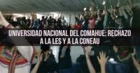 Universidad Nacional del Comahue: Rechazo a la LES y la Coneau