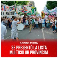 Elecciones de Suteba / Se presentó la lista Multicolor Provincial