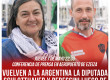 Conferencia de prensa en Aeropuerto de Ezeiza - jueves 7/5, 22:30 hs. / Vuelven a la Argentina la diputada Schlotthauer y Peressini luego de ser secuestrados por Israel