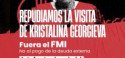 Vamos a repudiar la visita del FMI / Lunes 27 – 15 horas, Ministerio de Economía